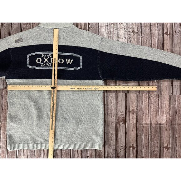 Oxbow Wool blend Knit ski Chandail Sweater Rare  Vintage 1985 - Picture 5 of 7